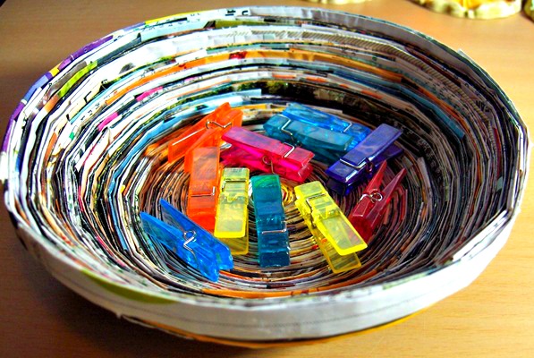 Recycled Paper Crafts with Sheet Music, Magazines, and More! - Cheap