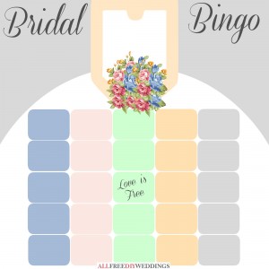 Bridal Shower Games Bingo