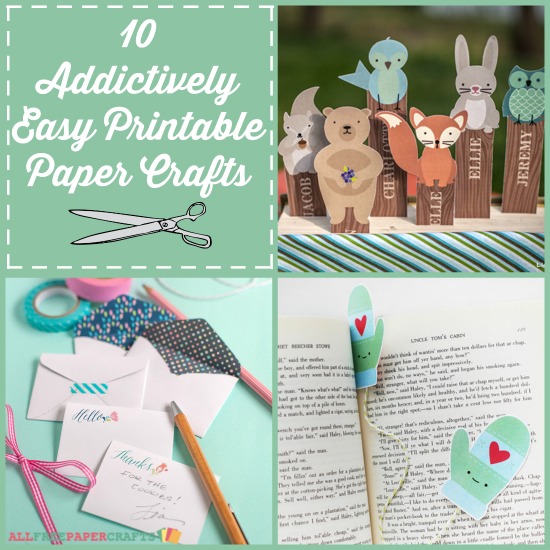 Addictively Easy Printable Paper Crafts to Make Today - Cheap Eats and ...