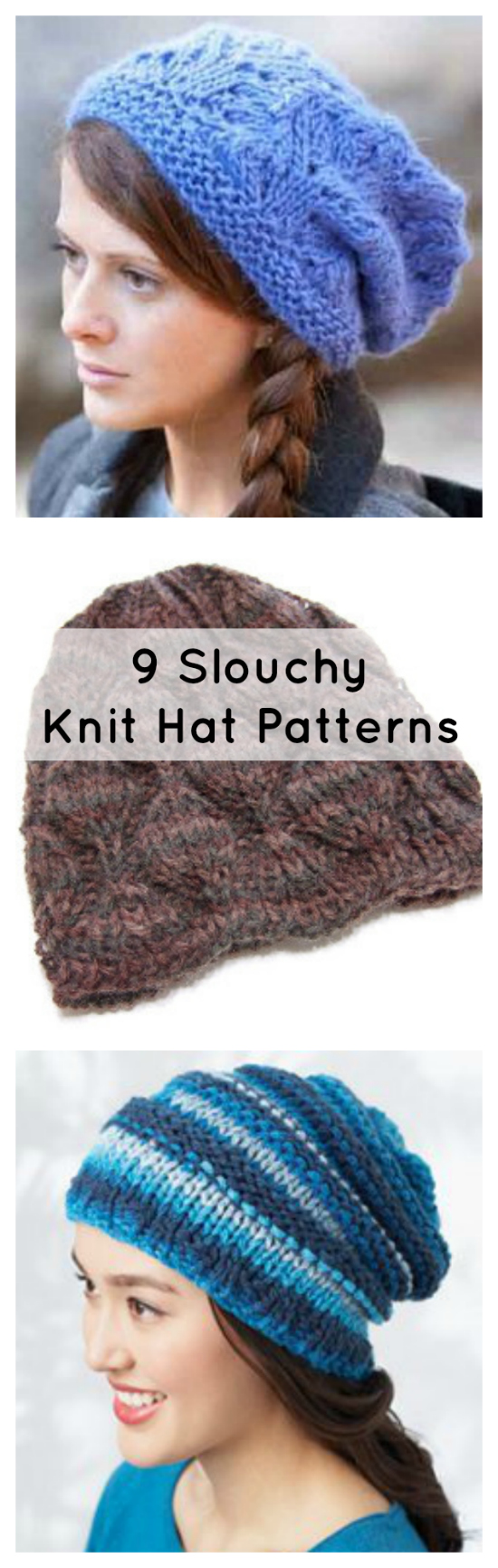 9 Slouchy Knit Hat Patterns - Cheap Eats and Thrifty Crafts