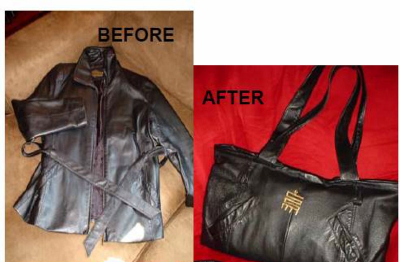 Transform a Leather Coat Into a Handbag! Cheap Eats and Thrifty Crafts