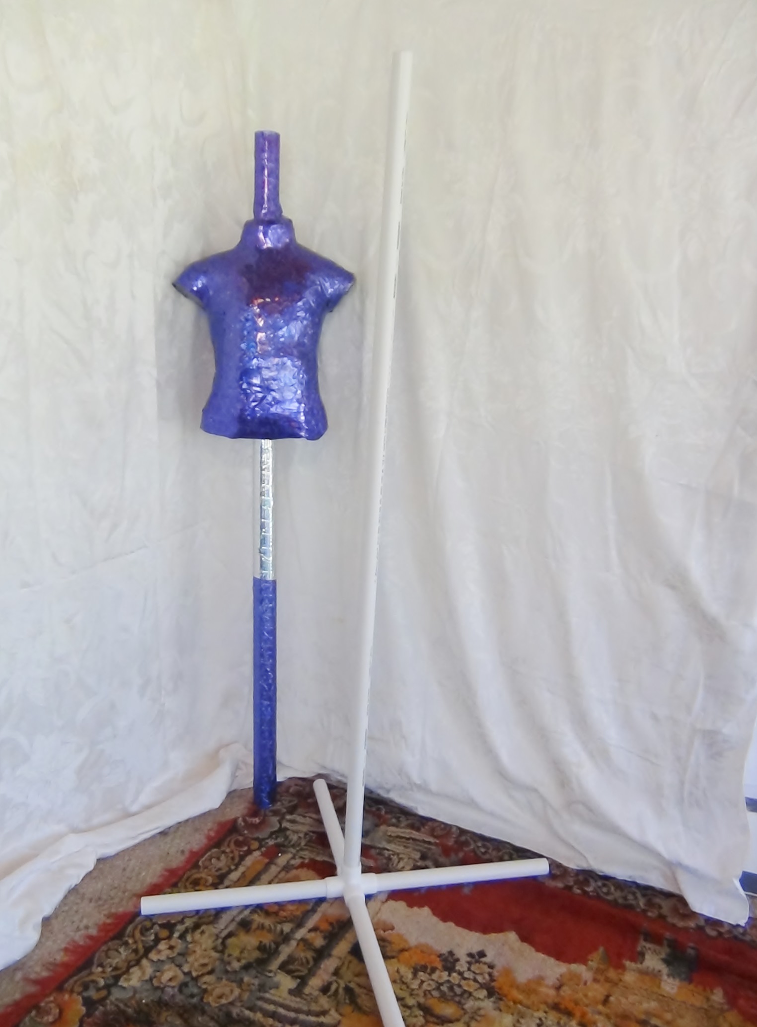 My Granddaughter Hannah's DIY Duct Tape Mannequin for Sewing Projects